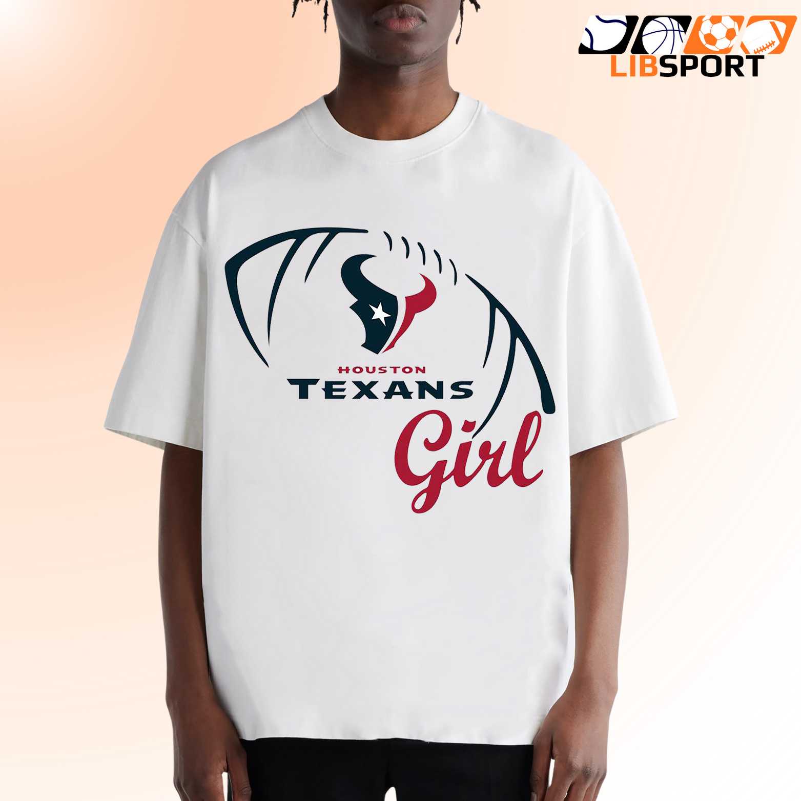 Houston Texans Girl T Shirt, Football Fan Tee, Unisex Game Day Shirt